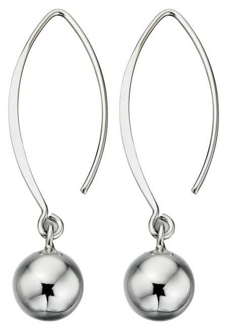 Boucle d'oreille boule en argent 925