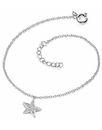 Bracelet étoile chic en argent 925