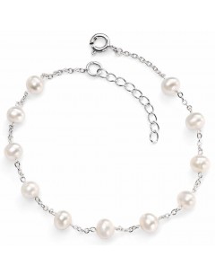 Bracelet perle d'eau douce en argent 925