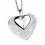 Collier double coeurs en argent 925/1000