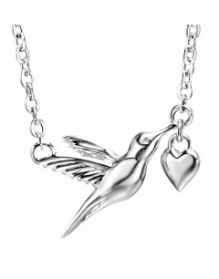 Collier colibri en argent 925/1000