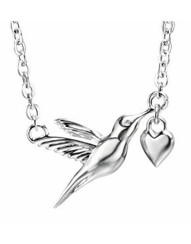 Collier colibri en argent 925