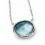 Collier verre en argent 925