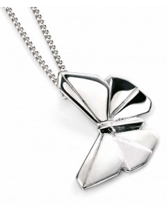 Collier papillons en argent 925/1000