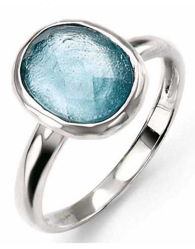 Bague classe verre en argent 925