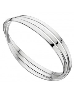 Mon-bijou - D4587 - Bracelet anneaux en argent 925/1000