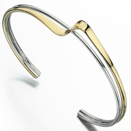 Mon-bijou - D4590 - Bracelet plaqué Or en argent 925/1000