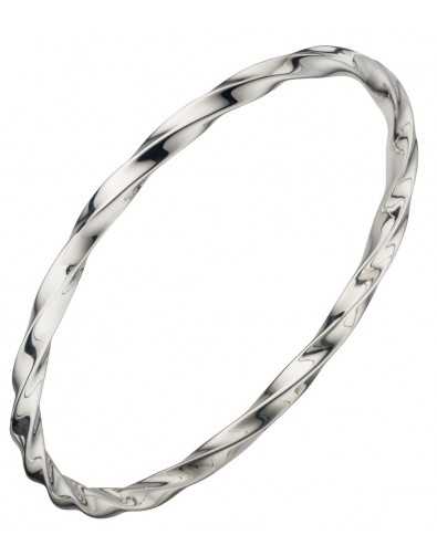 Bracelet torsadé en argent 925