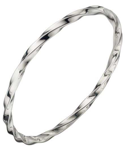 Mon-bijou - D4670 - Bracelet torsadé en argent 925/1000