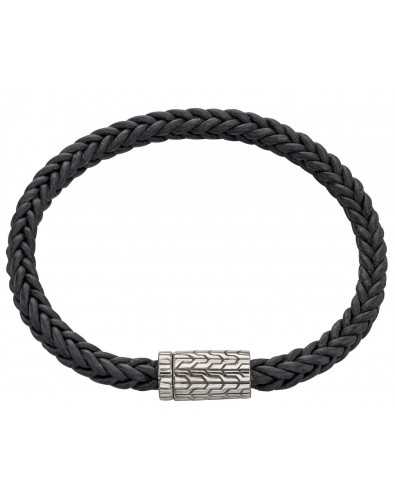 Bracelet cuir en argent 925