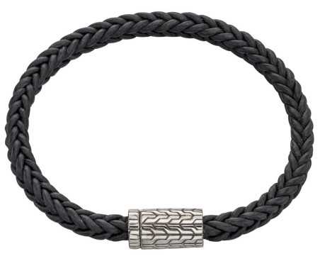 Bracelet cuir en argent 925