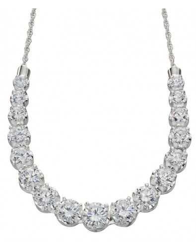 Collier zirconium chic en argent 925