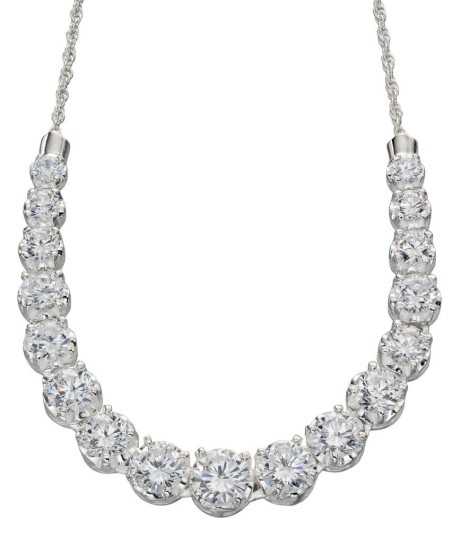 Collier zirconium chic en argent 925