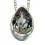 Collier chic zirconium gris en argent 925