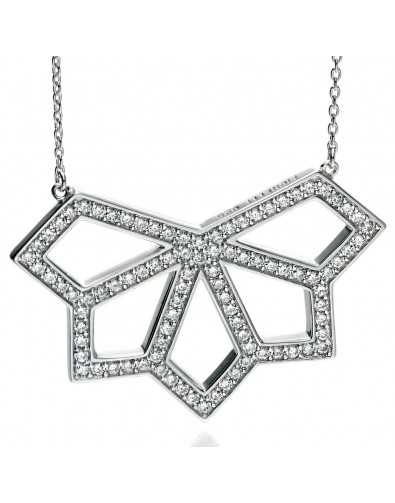 Collier chic zirconium en argent 925