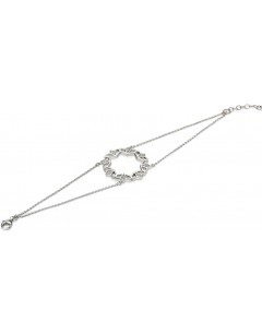 Mon-bijou - D4717c - Bracelet chic zirconium en argent 925/1000