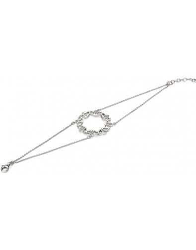 Bracelet chic zirconium en argent 925