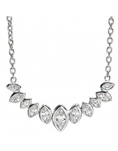 Collier original et chic zirconium en argent 925