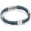 Mon-bijou - D4213 - Bracelets chic cuire en acier inoxydable