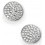 Mon-bijou - D4880 - Boucle d'oreille plaqué rhodium et zirconium en argent 925/1000