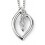 Collier diamant en Or blanc 375