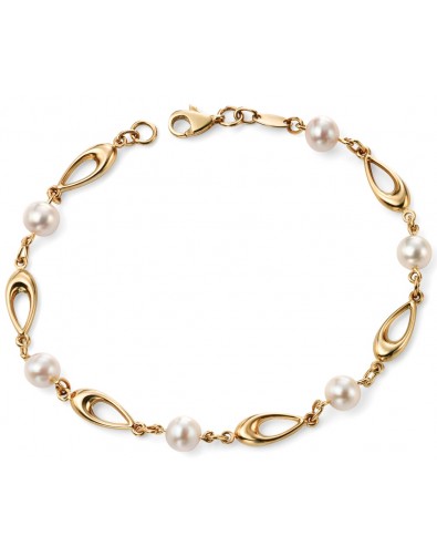 Mon-bijou - D416 - Bracelet tendance perle en Or 375/100