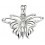 Collier papillon en argent 925