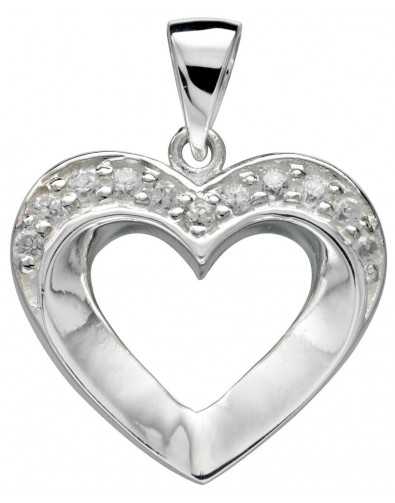 Collier coeur en argent 925