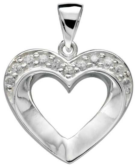 Collier coeur en argent 925