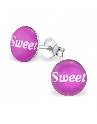 Boucle d'oreille sweet en argent 925