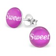 Boucle d'oreille sweet en argent 925