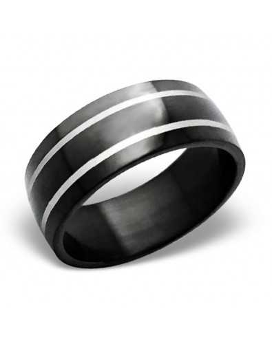 Bague chic en acier inoxydable