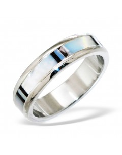 Mon-bijou - H7588 - Bague en acier inoxydable