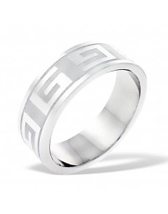 Mon-bijou - H256 - Bague classe en acier inoxydable