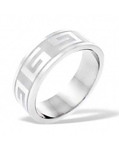 Bague classe en acier inoxydable