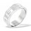 Bague classe en acier inoxydable