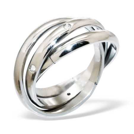 Mon-bijou - H159 - Bague en acier inoxydable