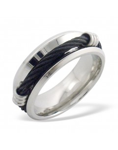 Mon-bijou - H187 - Bague en acier inoxydable