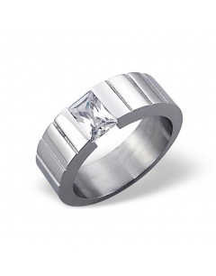 Mon-bijou - H508 - Bague en acier inoxydable