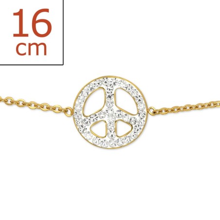 Mon-bijou - H111 - Bracelet doré à l'or fin en argent 925/1000