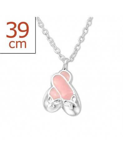 Collier ballerine en argent 925