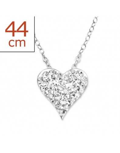 Collier coeur en argent 925