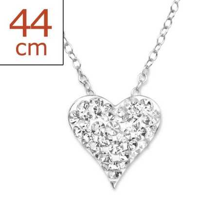 Collier coeur en argent 925