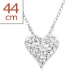 Collier coeur en argent 925