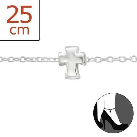 Mon-bijou - H6366z - Chaîne cheville en argent 925/1000