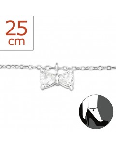 Mon-bijou - H5766z - Chaîne cheville en argent 925/1000