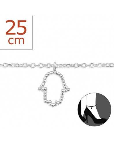 Chaîne cheville en argent 925