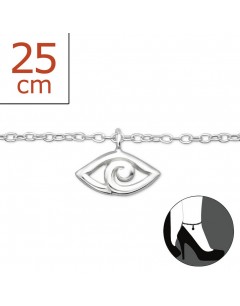 Mon-bijou - H6443z - Chaîne cheville en argent 925/1000