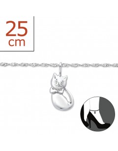 Mon-bijou - H6326z - Chaîne cheville en argent 925/1000