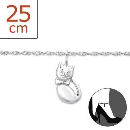 Mon-bijou - H6326z - Chaîne cheville en argent 925/1000